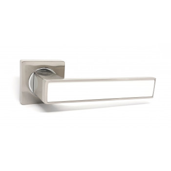 Ручка раздельная KEDR  R08.810 AL-SN/CP- white