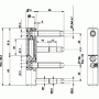 Петля штыревая KEDR D14*80