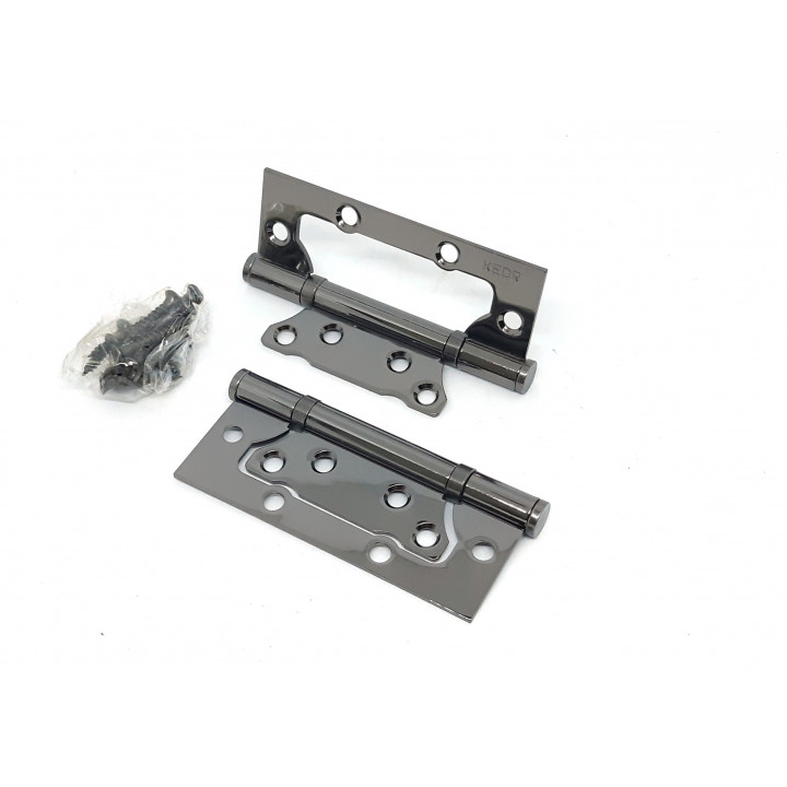 Петля KEDR FLUSH 100*63*2.0 mm Black nickel