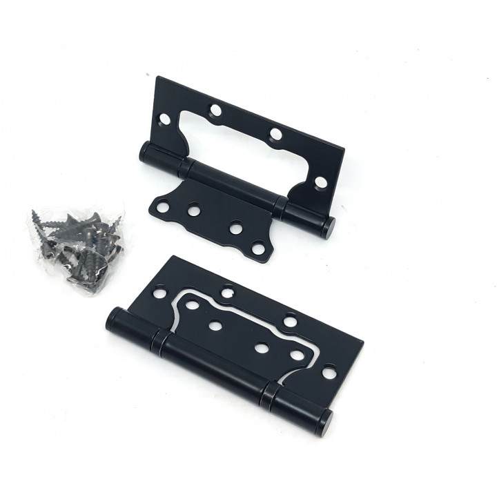 Петля KEDR FLUSH 100*75*2.5 mm Black mat