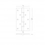 Петля MVM H-120 AB