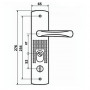 Ручка на планке KEDR FL-6232 R